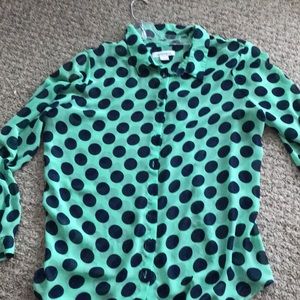 Liz Claiborne Polka Dot Blouse